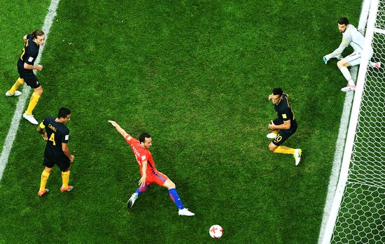 Football. 2017 FIFA Confederations Cup. Chile vs. Australia