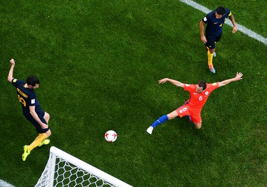 Football. 2017 FIFA Confederations Cup. Chile vs. Australia