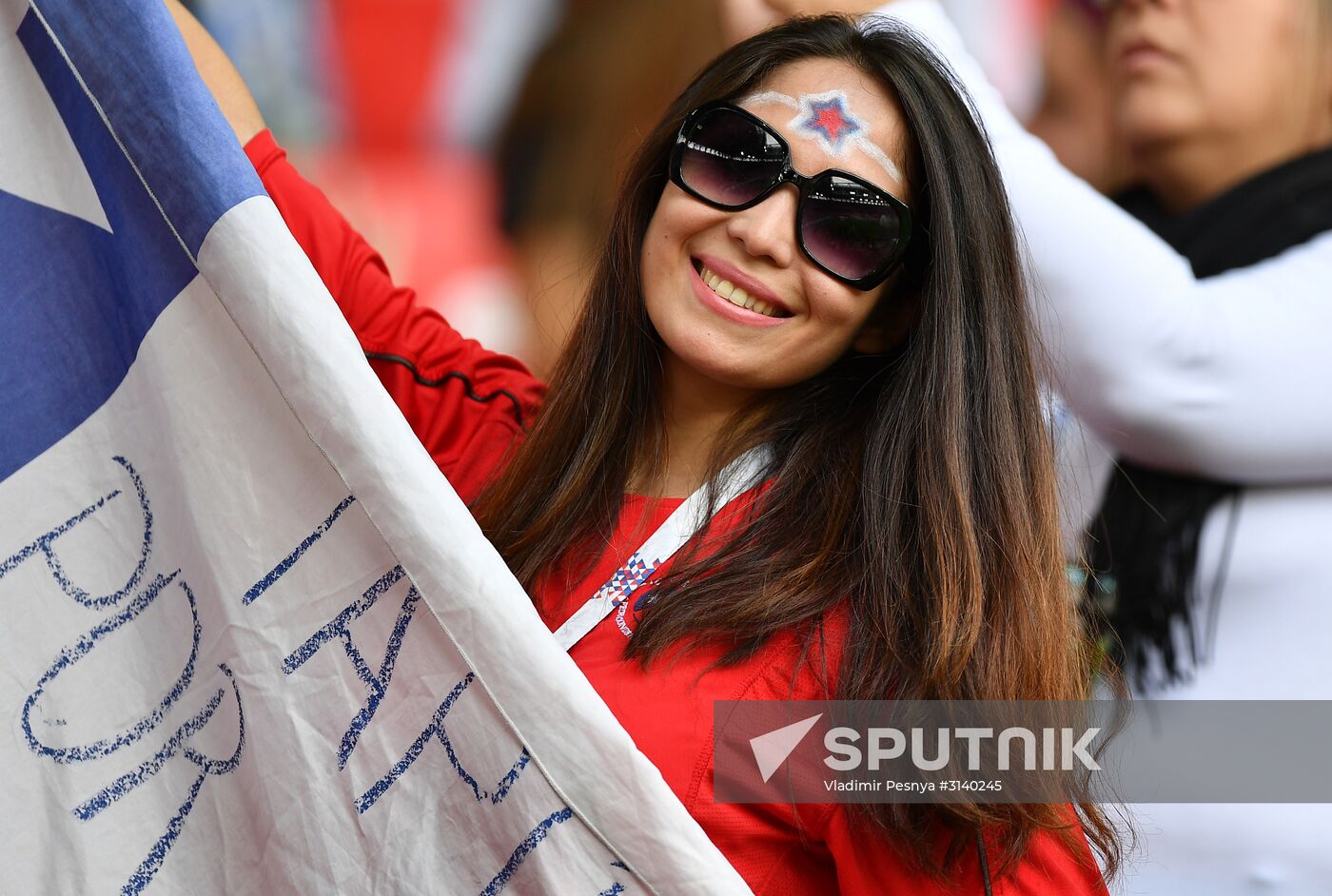Football. 2017 FIFA Confederations Cup. Chile vs. Australia
