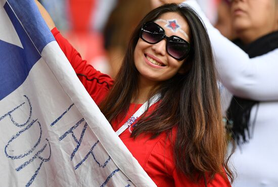 Football. 2017 FIFA Confederations Cup. Chile vs. Australia