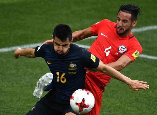 Football. 2017 FIFA Confederations Cup. Chile vs. Australia