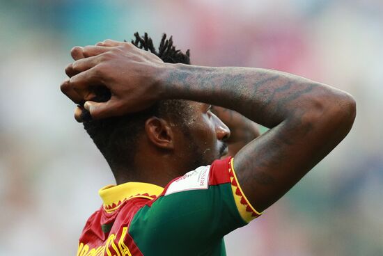 Football. 2017 FIFA Confederations Cup. Germany vs. Cameroon