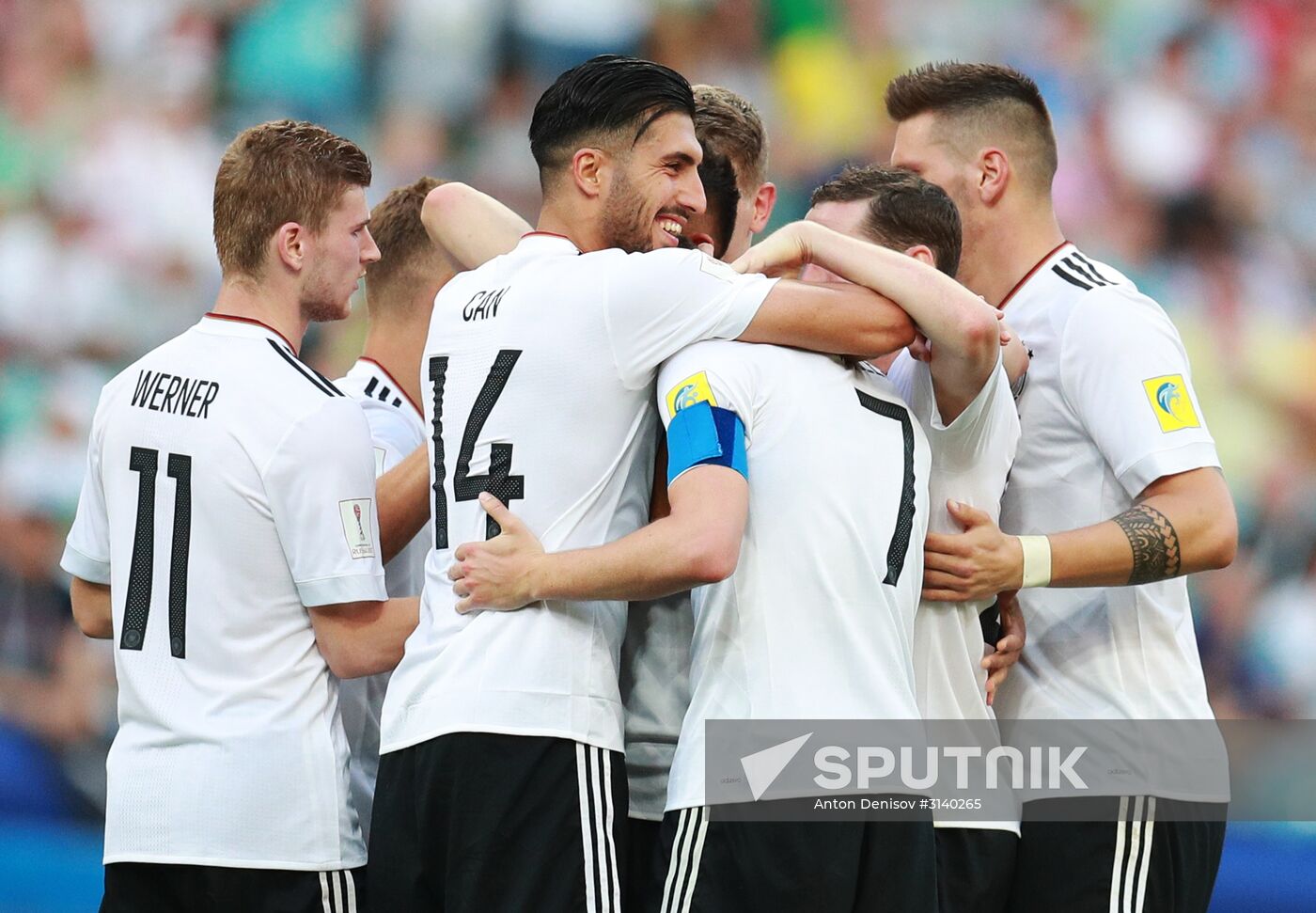 Football. 2017 FIFA Confederations Cup. Germany vs. Cameroon