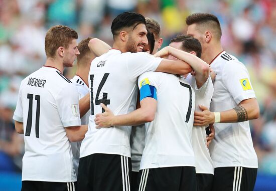 Football. 2017 FIFA Confederations Cup. Germany vs. Cameroon