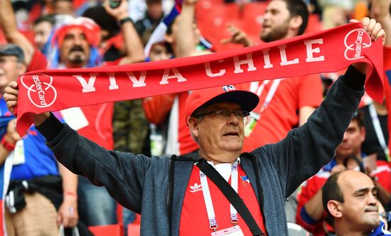 Football. 2017 FIFA Confederations Cup. Chile vs. Australia