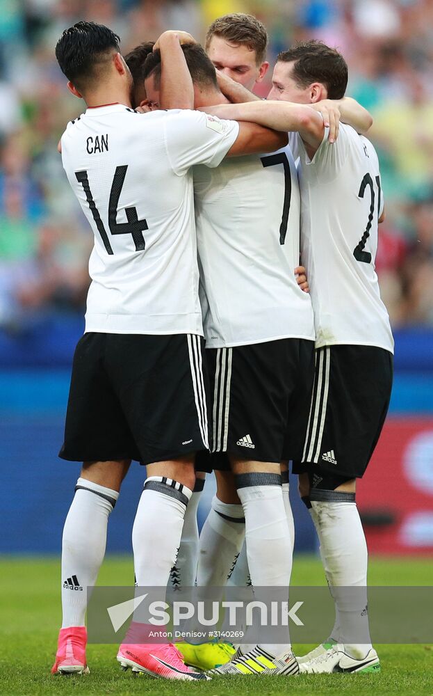 Football. 2017 FIFA Confederations Cup. Germany vs. Cameroon