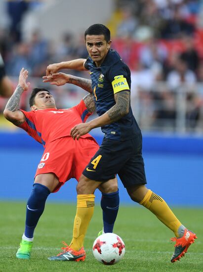 Football. 2017 FIFA Confederations Cup. Chile vs. Australia