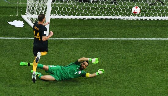 Football. 2017 FIFA Confederations Cup. Chile vs. Australia