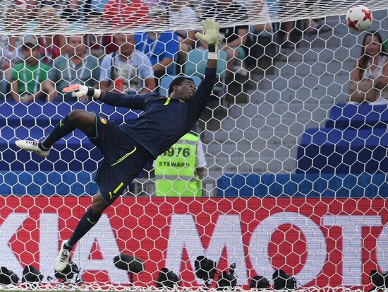Football. 2017 FIFA Confederations Cup. Germany vs. Cameroon