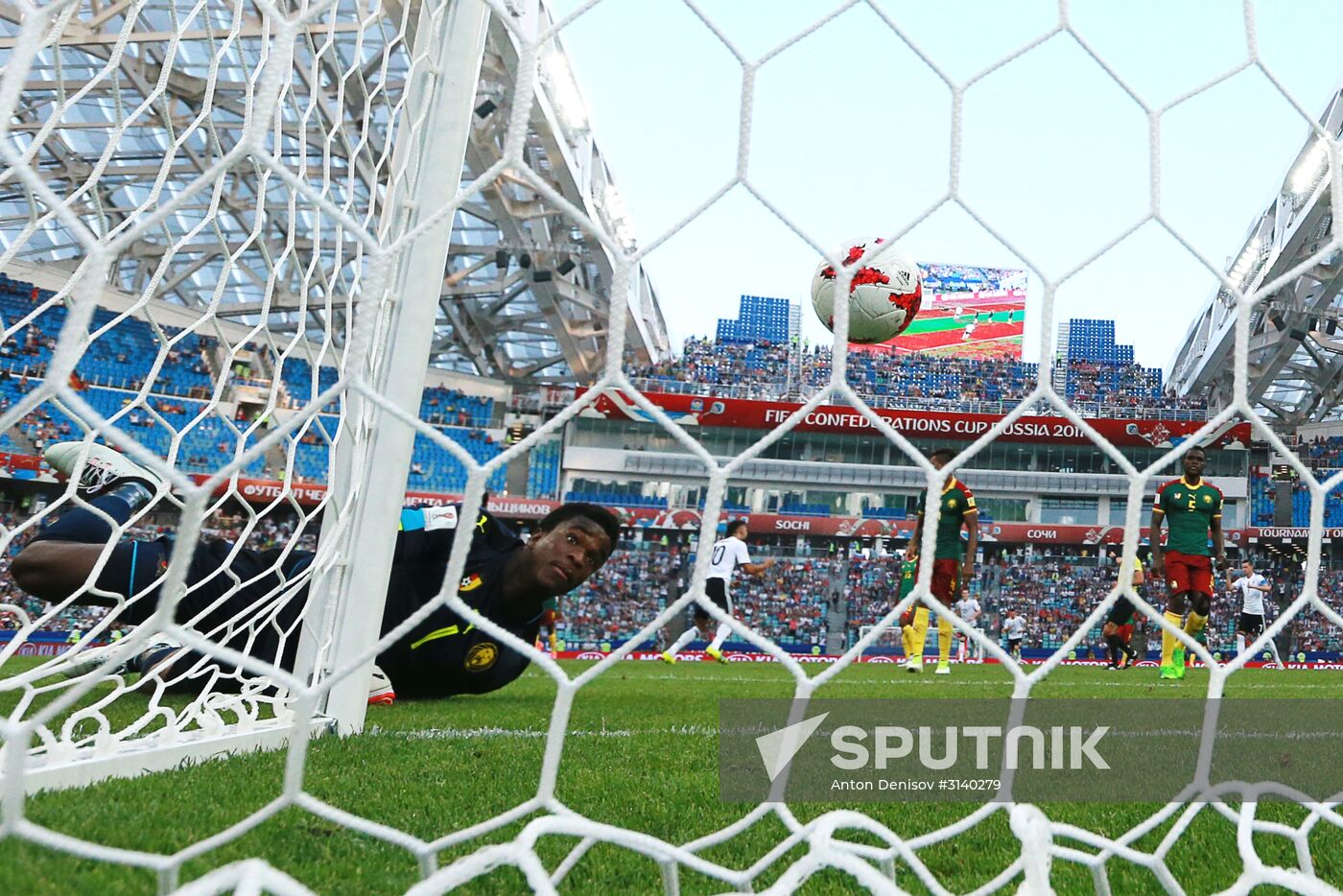 Football. 2017 FIFA Confederations Cup. Germany vs. Cameroon