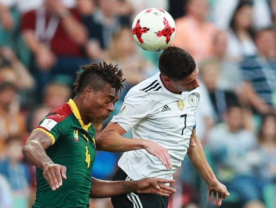 Football. 2017 FIFA Confederations Cup. Germany vs. Cameroon