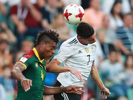 Football. 2017 FIFA Confederations Cup. Germany vs. Cameroon