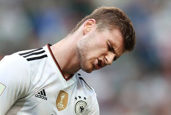 Football. 2017 FIFA Confederations Cup. Germany vs. Cameroon