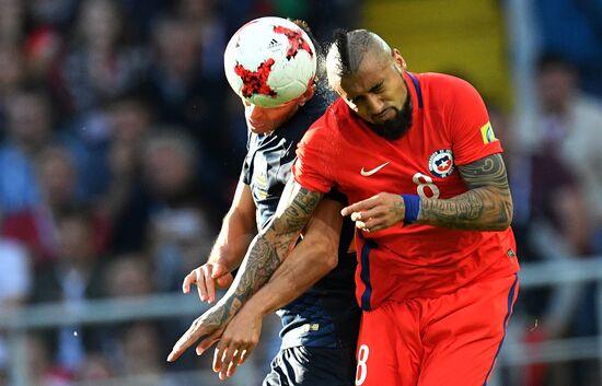 Football. 2017 FIFA Confederations Cup. Chile vs. Australia