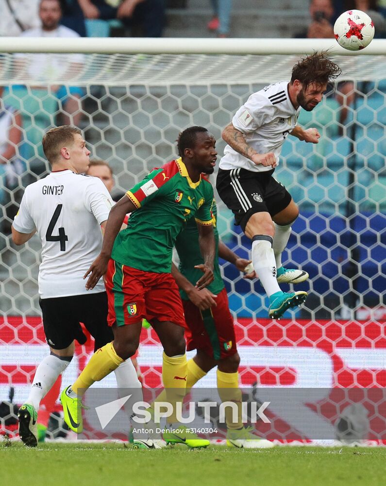 Football. 2017 FIFA Confederations Cup. Germany vs. Cameroon