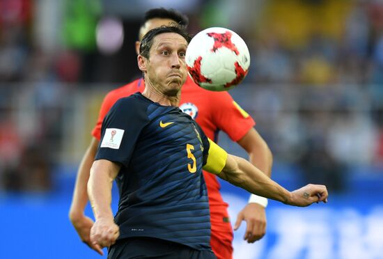 Football. 2017 FIFA Confederations Cup. Chile vs. Australia