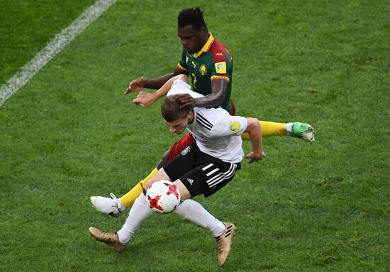 Football. 2017 FIFA Confederations Cup. Germany vs. Cameroon