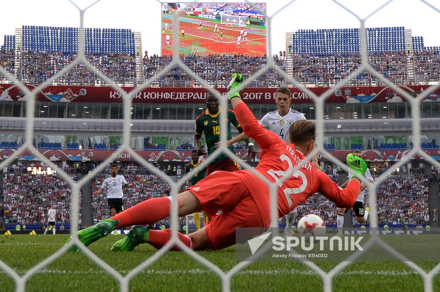 Football. 2017 FIFA Confederations Cup. Germany vs. Cameroon