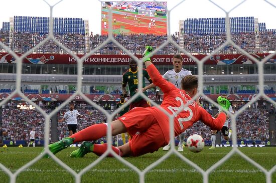 Football. 2017 FIFA Confederations Cup. Germany vs. Cameroon