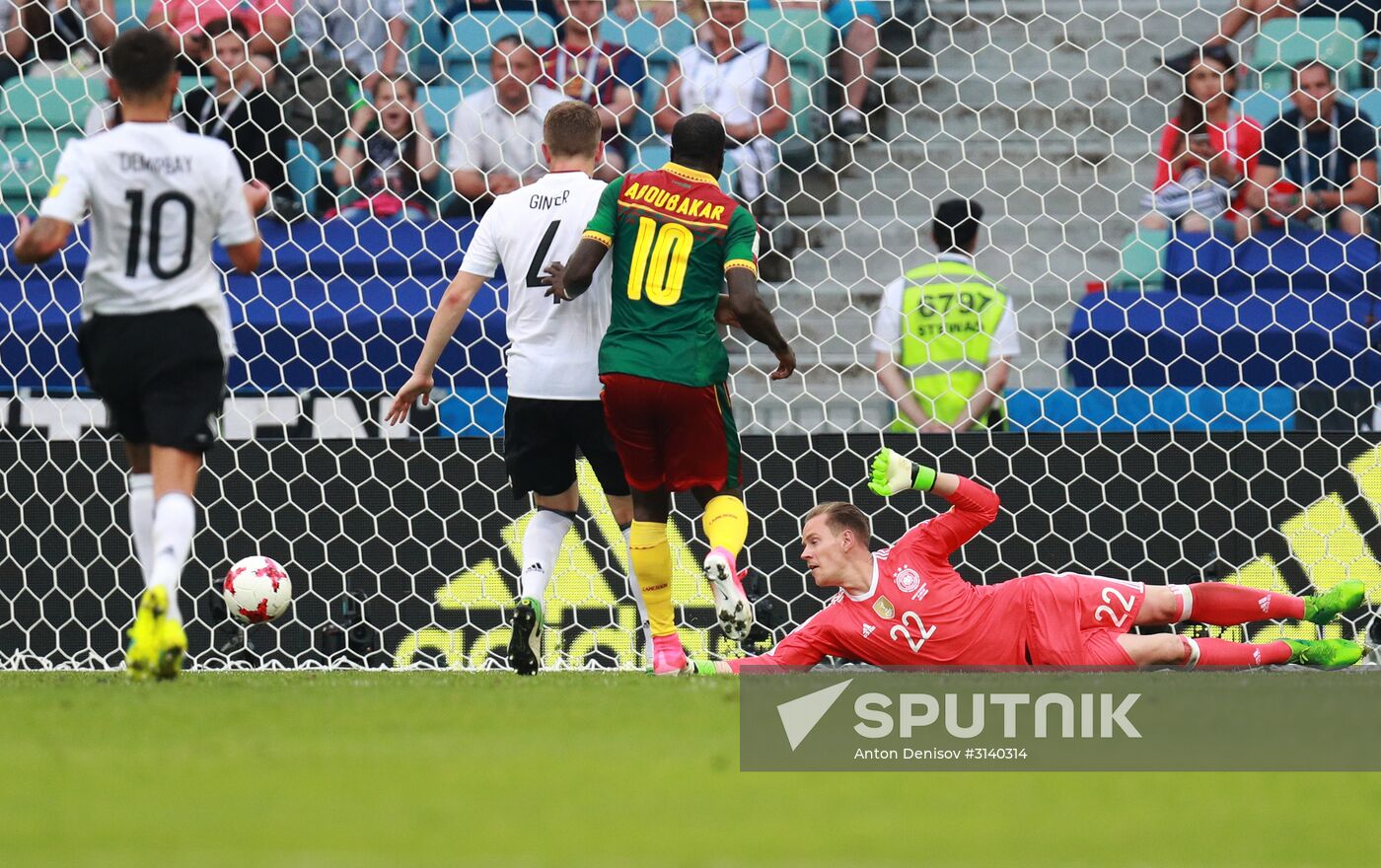 Football. 2017 FIFA Confederations Cup. Germany vs. Cameroon