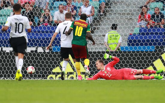 Football. 2017 FIFA Confederations Cup. Germany vs. Cameroon