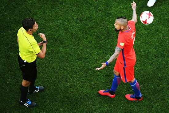 Football. 2017 FIFA Confederations Cup. Chile vs. Australia