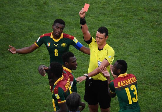 Football. 2017 FIFA Confederations Cup. Germany vs. Cameroon