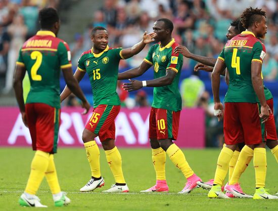 Football. 2017 FIFA Confederations Cup. Germany vs. Cameroon
