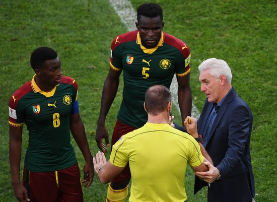 Football. 2017 FIFA Confederations Cup. Germany vs. Cameroon