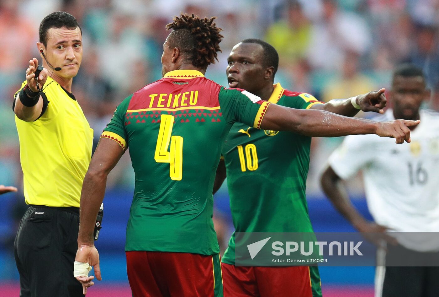 Football. 2017 FIFA Confederations Cup. Germany vs. Cameroon