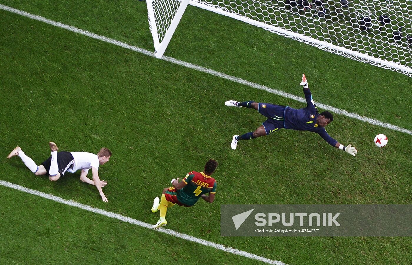Football. 2017 FIFA Confederations Cup. Germany vs. Cameroon