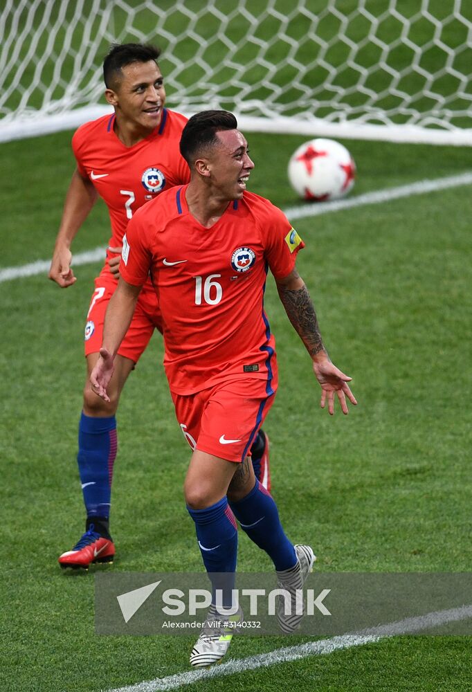 Football. 2017 FIFA Confederations Cup. Chile vs. Australia
