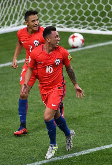 Football. 2017 FIFA Confederations Cup. Chile vs. Australia