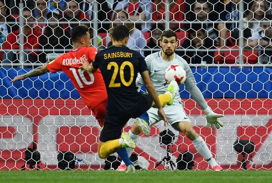 Football. 2017 FIFA Confederations Cup. Chile vs. Australia