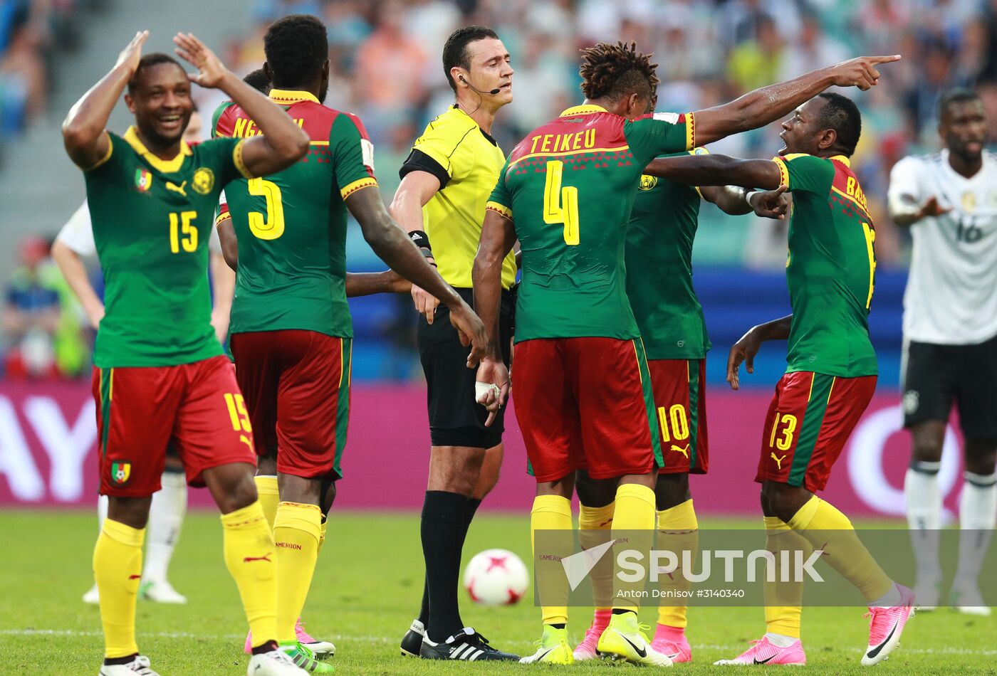 Football. 2017 FIFA Confederations Cup. Germany vs. Cameroon