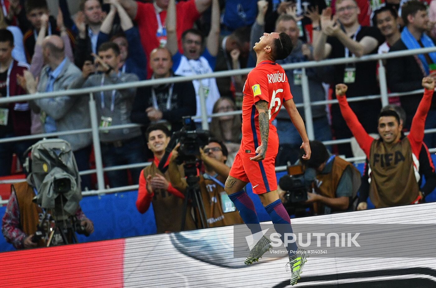 Football. 2017 FIFA Confederations Cup. Chile vs. Australia