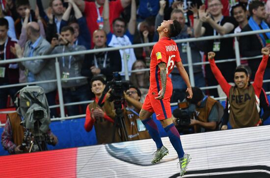 Football. 2017 FIFA Confederations Cup. Chile vs. Australia