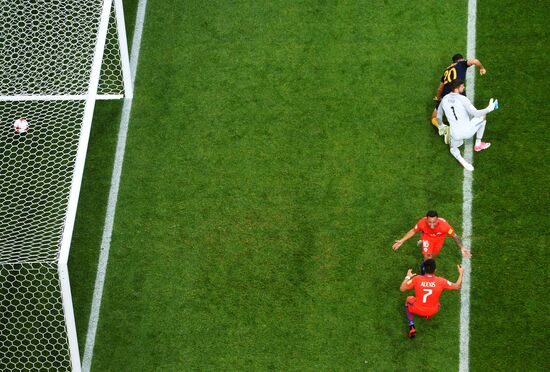 Football. 2017 FIFA Confederations Cup. Chile vs. Australia