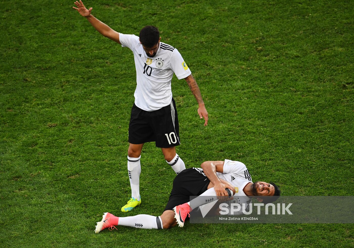 Football. 2017 FIFA Confederations Cup. Germany vs. Cameroon