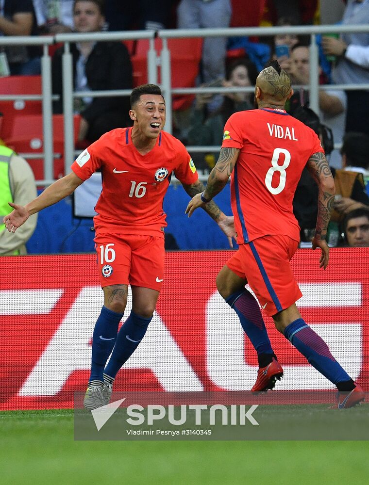 Football. 2017 FIFA Confederations Cup. Chile vs. Australia