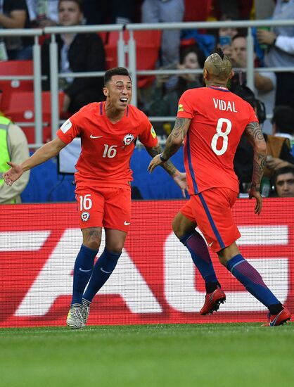 Football. 2017 FIFA Confederations Cup. Chile vs. Australia