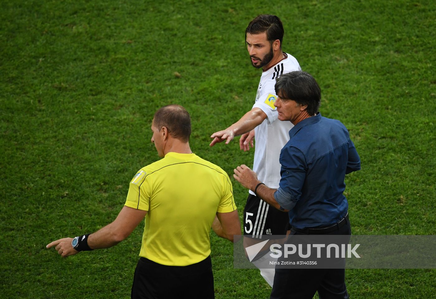 Football. 2017 FIFA Confederations Cup. Germany vs. Cameroon