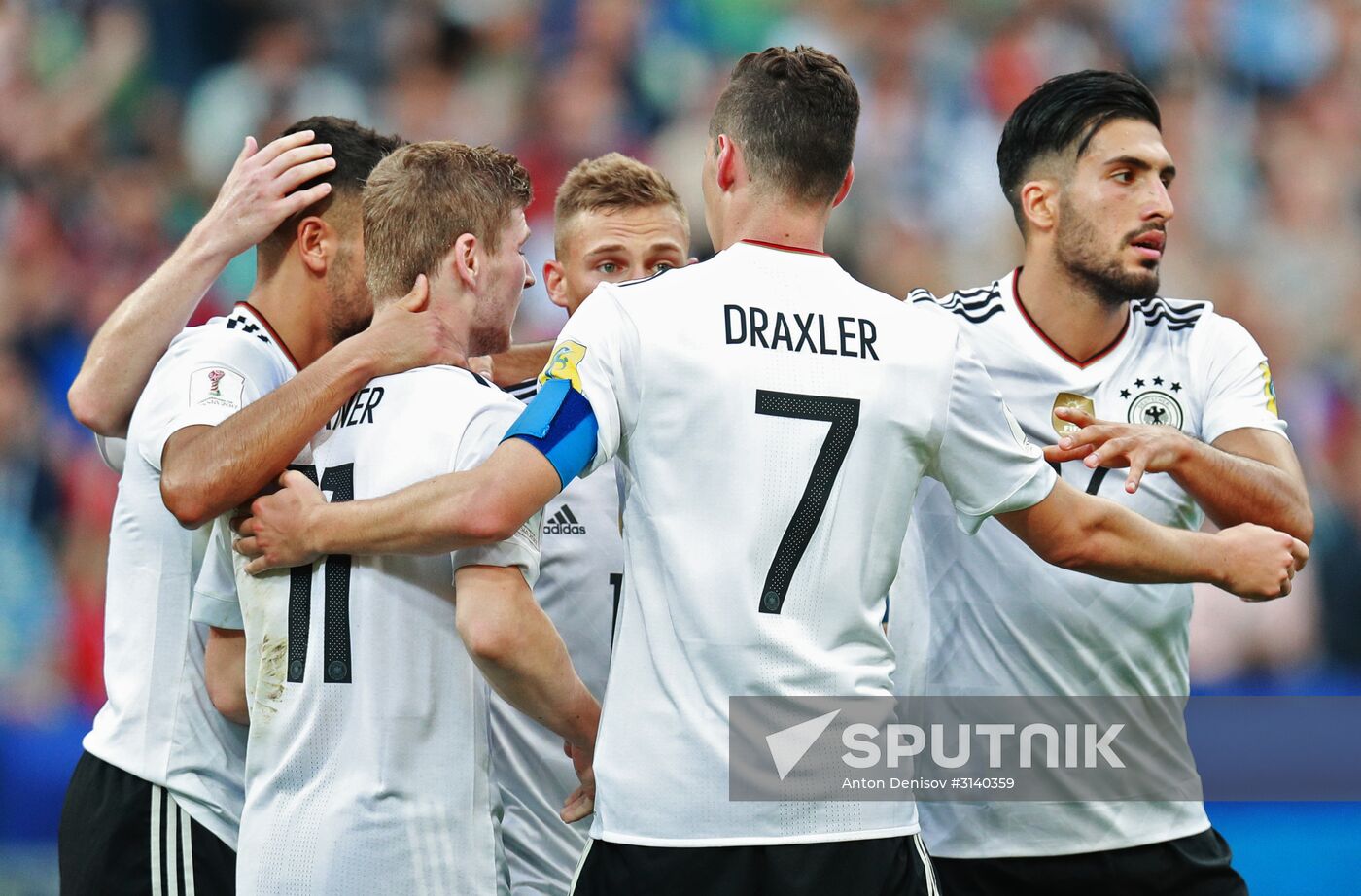 Football. 2017 FIFA Confederations Cup. Germany vs. Cameroon