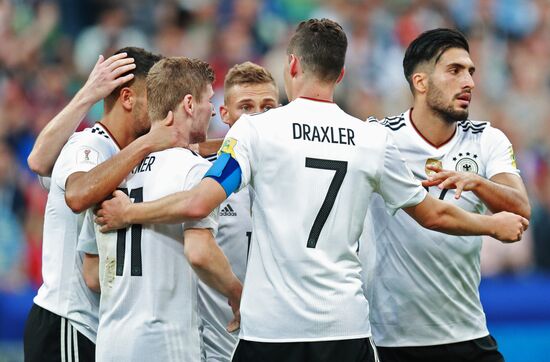 Football. 2017 FIFA Confederations Cup. Germany vs. Cameroon