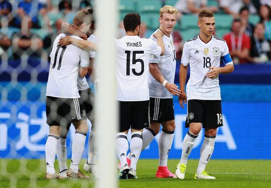 Football. 2017 FIFA Confederations Cup. Germany vs. Cameroon