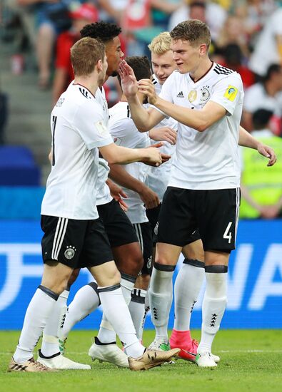 Football. 2017 FIFA Confederations Cup. Germany vs. Cameroon