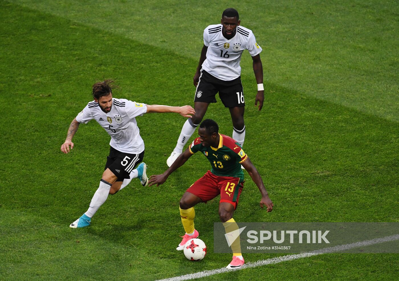 Football. 2017 FIFA Confederations Cup. Germany vs. Cameroon
