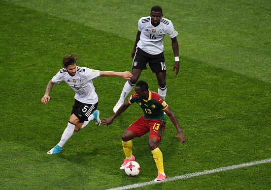 Football. 2017 FIFA Confederations Cup. Germany vs. Cameroon