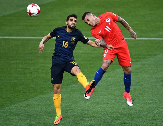 Football. 2017 FIFA Confederations Cup. Chile vs. Australia