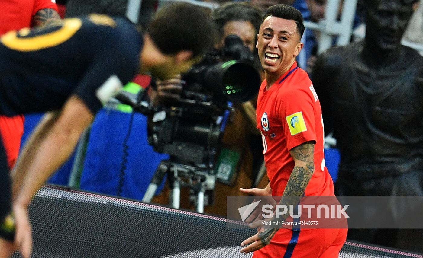 Football. 2017 FIFA Confederations Cup. Chile vs. Australia